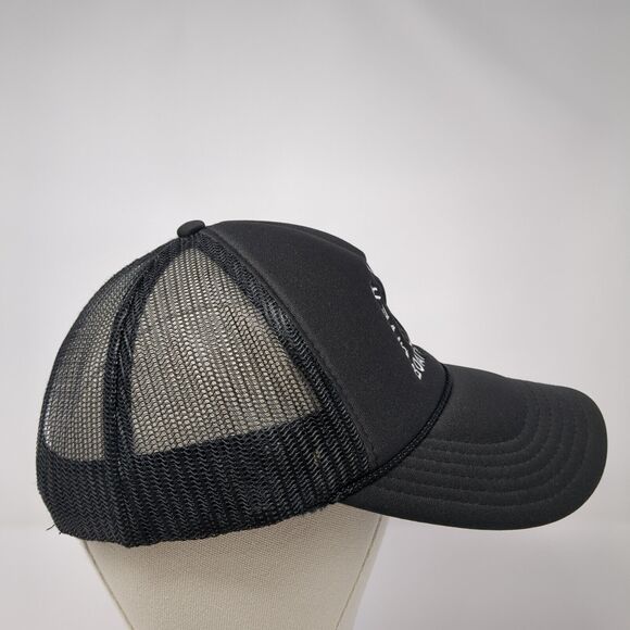 Give'r The Onion Boat Club Snapback Trucker Hat Black OS Adjustable Mesh Otto - Picture 4 of 8